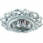 фото Светильник встраиваемый Novotech Vintage 370028 белый/хром IP20 GX5.3 50W 12V