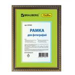 фото Рамка BRAUBERG, HIT5, 15*20 см, багет 1,6 см, черный