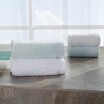 фото Набор полотенец BB Towels Цвет: Clear White & White Blue (50х100 см - 2 шт,70х150 см- 2 шт)