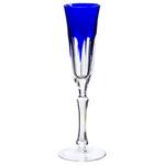 фото Фужер для шампанского 130 мл синий cased crystal