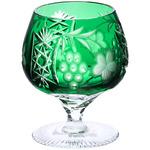 фото GRAPE Emerald фужер для коньяка 300 мл cased crystal, темно-зеленый (stemglass)
