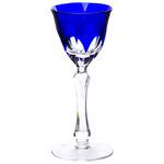 фото LORELEY Рюмка для ликера 70 мл cased crystal синяя (stemglass)