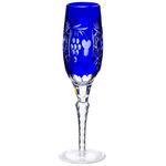 фото GRAPE Cobalt blue фужер для шампанского 180 мл cased crystal, синий (stemglass)
