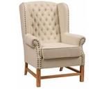 Фото №2 French Provincial Armchair DG-F-ACH481 белый лен