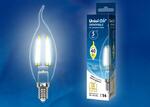 фото Led-cw35-5w/nw/e14/cl/dim