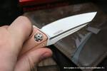 Фото №9 Редкий Kershaw K7006CU Natrix Copper - нож складной, медная рукоять, сталь D2