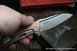 Фото №10 Редкий Kershaw K7006CU Natrix Copper - нож складной, медная рукоять, сталь D2