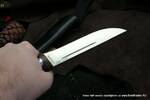 Фото №6 Лидер продаж! Нож с фиксированным клинком АиР Бекас (кожа, 95х18)