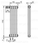 фото Zehnder Charleston 2180/4 TL