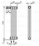 фото Zehnder Charleston 2180/3 TL