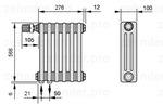 фото Zehnder Charleston 3057/6 TL