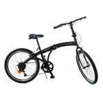 фото Велосипед Cicli cinzia c-fold складной 6 скоростей 24 black/grey