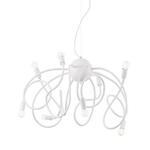 фото Подвесная люстра Ideal Lux Multiflex SP8 Bianco