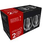 Фото №2 Набор стаканов Riedel Riedel "O" Whisky, 344 мл., 2 шт., хрустальное стекло