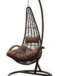 Фото №2 Подвесное кресло Rocco Brown коричневого цвета