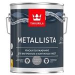 фото Краска по ржавчине Tikkurila Metallista глянцевая молотковая серебристая 2,5 л