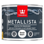 фото Краска по ржавчине Tikkurila Metallista белая база A 0,4 л