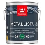 фото Краска по ржавчине Tikkurila Metallista глянцевая зеленая 2,5 л
