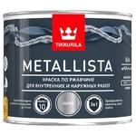 фото Краска по ржавчине Tikkurila Metallista глянцевая серебряная 0,4 л