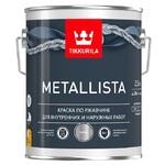 фото Краска по ржавчине Tikkurila Metallista глянцевая серебряная 2,5 л