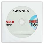 фото Диск DVD-R SONNEN, 16x, 4,7Gb