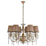 фото Подвесная люстра Crystal Lux Alegria SP6 Gold-Brown
