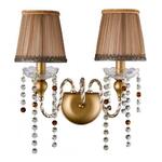 фото Бра Crystal Lux Alegria AP2 Gold-Brown