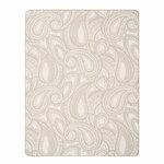 Фото №2 Плед Biederlackborbo Smooth Elegance Paisley, 150x200 см., цвет бежевый