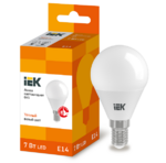 фото Лампа светодиодная IEK Eco G45 7 Вт Е14 3000К
