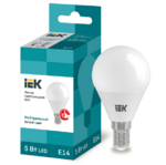 фото Лампа светодиодная IEK Eco G45 5 Вт Е14 4000К