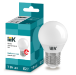 фото Лампа светодиодная IEK Eco G45 7 Вт Е27 4000К