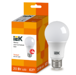 фото Лампа светодиодная IEK Eco A60 20 Вт Е27 3000К