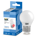 фото Лампа светодиодная IEK Eco G45 5 Вт Е27 6500К