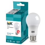 фото Лампа светодиодная IEK Eco A60 11 Вт Е27 4000К