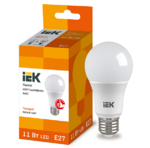 фото Лампа светодиодная IEK Eco A60 11 Вт Е27 3000К