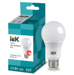 фото Лампа светодиодная IEK Eco A60 13 Вт Е27 4000К