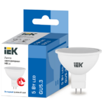 фото Лампа светодиодная IEK Eco MR16 5 Вт GU5.3 6500К