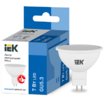 фото Лампа светодиодная IEK Eco MR16 7 Вт GU5.3 6500К