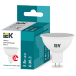 фото Лампа светодиодная IEK Eco MR16 5 Вт GU5.3 4000К