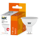 фото Лампа светодиодная IEK Eco MR16 7 Вт GU5.3 3000К