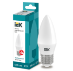 фото Лампа светодиодная IEK Eco C35 5 Вт Е27 4000К