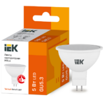 фото Лампа светодиодная IEK Eco MR16 5 Вт GU5.3 3000К
