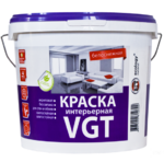 фото Краска интерьерная VGT ВД-АК-2180 белоснежная 25 кг