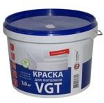 фото Краска для потолков VGT ВД-АК-2180 белоснежная 3 кг