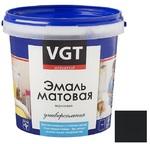 фото Эмаль универсальная VGT ВД-АК-1179 матовая черная 1 кг