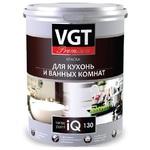 фото Краска акриловая VGT Premium IQ130 для кухонь и ванных комнат база А 9 л