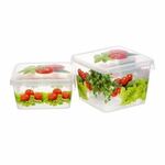 фото Комплект емкостей для продуктов Giaretti "Браво Овощи" 0,45 л + 0,75 л