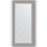 фото Зеркало в багетной раме Evoform чеканка серебряная 76x158 см