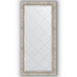 фото Зеркало в багетной раме Evoform римское серебро 76x158 см