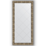 фото Зеркало в багетной раме Evoform серебряный бамбук 73x155 см
